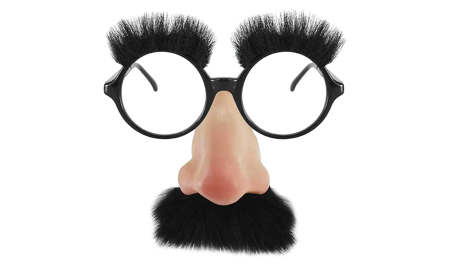 Groucho Marx glasses, nose, and mustache